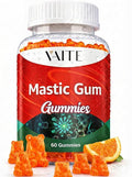 Mastic Gum Gummies 1000mg - Digestive Support Supplement Pistacia Lentiscus Resin Vegan Gluten-Free Non-GMO Gut Health &amp Stomach Comfort 60 Gummies Stomach Relief &amp Digestive Aid