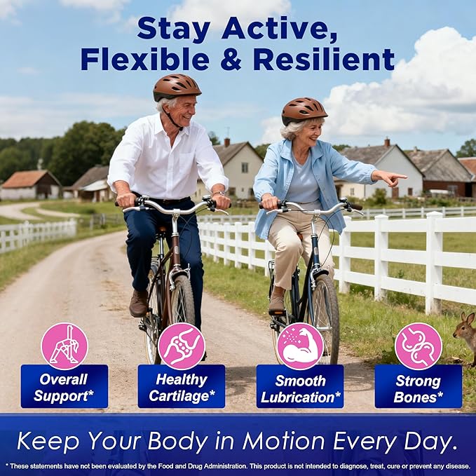 Sugar Free Glucosamine Chondroitin MSM Gummies - Max Strength Mobility Supplement for Women &amp Men w/ Glucosamine Sulfate 2000mg Boswellia Curcumin &amp Hyaluronic Acid - Flexibility Support - 6