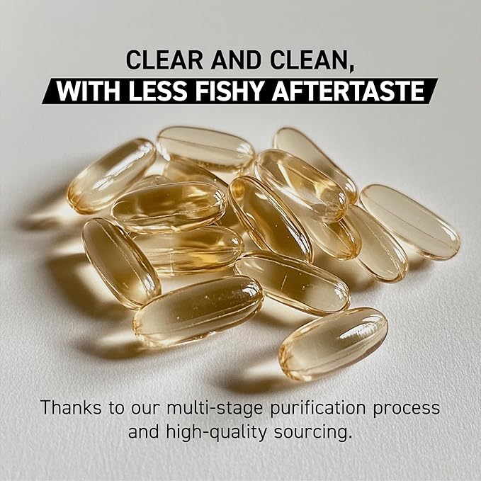 Kaged Omega 3 Softgels | Unflavored | Fish Oil Supplement | 3000mg Omega 3 Fatty Acid with EPA &amp DHA | Ultra-Pure No Fish Burps | Supplements for Men &amp Women | 30 Servings