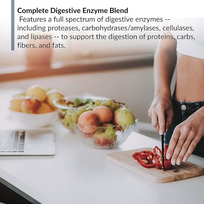 BioTrust AbsorbMax Broad Spectrum Digestive Enzyme Blend Gluten Free Non GMO Digestive Support for Nutrient Digestion Absorption and Periodic Digestive Discomfort and Bloating