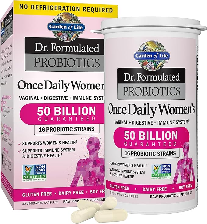 Jarrow Formulas Probiotics Bundle with Saccharomyces Boulardii 5 Billion CFU and Dr Formulated Probiotics for Women 50 Billion CFU 30 Capsules