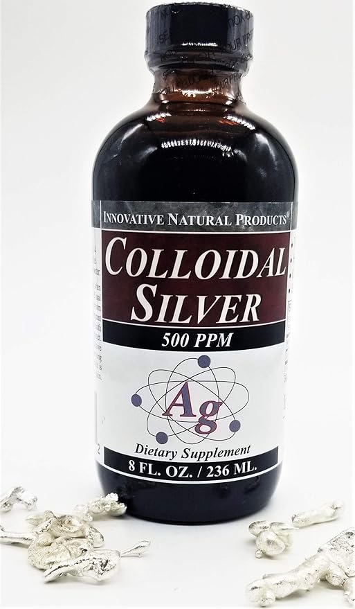 Colloidal Silver High Potency 500 ppm 8 Ounces
