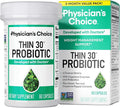 Physician's CHOICE Probiotics for Weight Management &amp Bloating - 6 Probiotic Strains - Prebiotics - Key ingredient Cayenne - Supports Gut Health - Weight Management for Women &amp Men - Green Tea