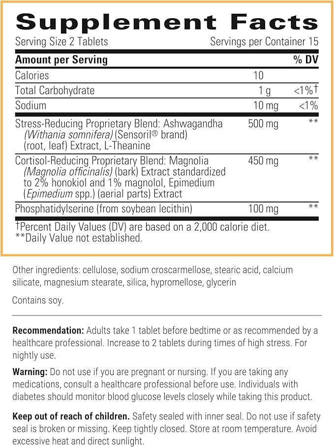 Integrative Therapeutics Bundle with Cortisol Manager 30 Tablets - Buffered Vitamin C Capsules 1000 mg 60 Vegan Capsules - Stress Supplement with Ashwagandha* - Immune Supplement with Antioxidants*