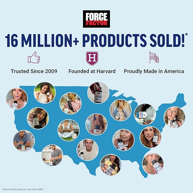 Force Factor ProbioSlim Akkermansia Probiotics &amp Postbiotics 60 Capsules Ultimate Magnesium Glycinate Powder 300mg Chelated Magnesium Bisglycinate High Absorption Raspberry Lemon 30 Servings