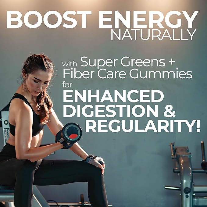 COUNTRY FARMS Super Greens Natural &amp Fiber Gummies with Bonus Sea Moss Tincture Natural Energy Support Digestive Health Supports Regularity Bundle Pack
