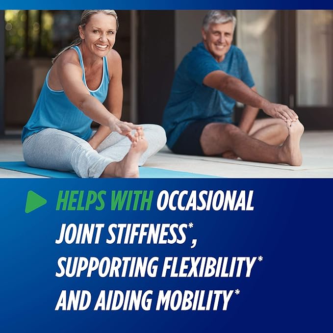 Osteo Bi-Flex Triple Strength Glucosamine Supplement with Turmeric Extract Improve Joint Function Antioxidant Power 80 Coated Tablets