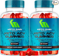 (2 Pack) Keto Rain Gummies - Keto Rain Advanced ACV Gummys Keto Rain ACV Gummy 1050MG - All Natural Keto Rain Apple Cider Vinegar KetoRain ACV Gummys 120 Gummies for 2 Months