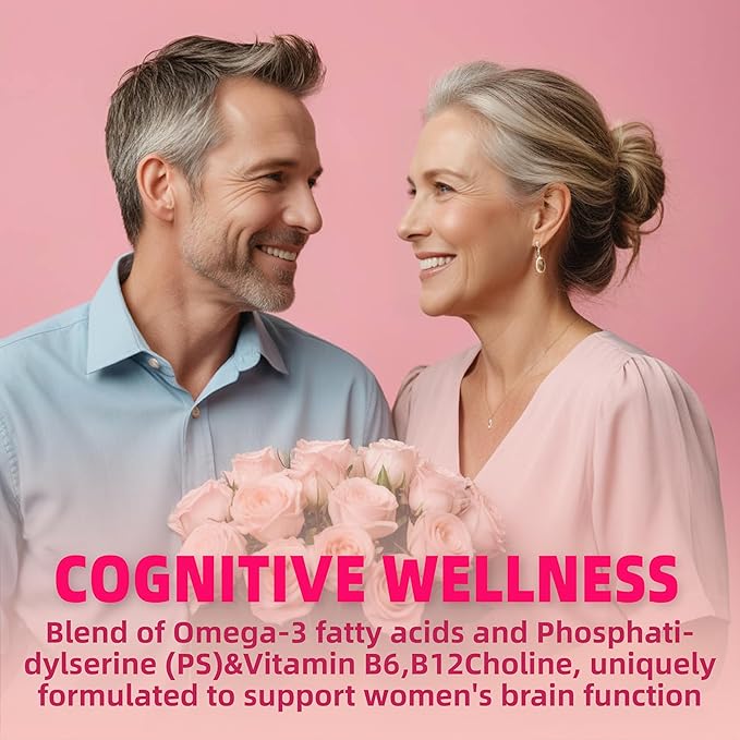 Multivitamin for Women Gummies for 40+ with Omega-3 Niacinamide B-Complex Lutein Iron Choline Phosphatidylserine Vitamin D3 for Skin Hair Energy Immune Bone - Vegan Sugar Free 120Cts