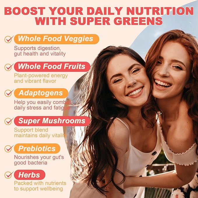 10g Fiber Gummies for Adults with 60 Billion CFU Probiotics Sugar Free Fiber Supplement with Organic Super Greens &amp Digestive Enzymes Supports Gut Health Energy &amp Regularity Vegan 120 Cou