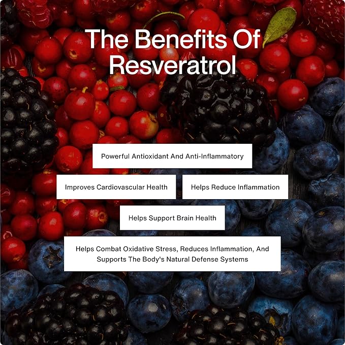 Momentous Resveratrol Supplement 450 mg - Trans-Resveratrol for Healthy Aging Brain &amp Heart Support - NSF Certified for Sport - GMO- &amp Gluten-Free - 30 Servings