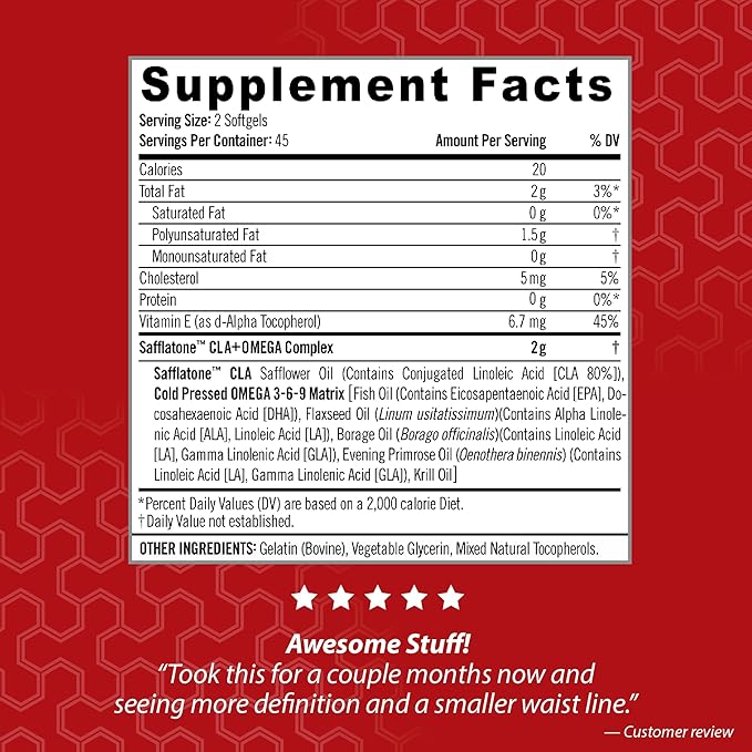 iSatori L-Carnitine LS3 Blue Raspberry 1500mg (32 Servings) Ultra CLA (90 Softgels) Liquid L-Carnitine with Acetyl Omega 3 6 9 Safflower Oil