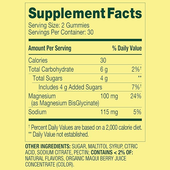 Spring Valley Magnesium Glycinate 100mg Gummies - 60 Count - Cherry Berry Flavor Bone &amp Muscle Support Vegetarian Gluten-Free + SUREFECT Organizer.