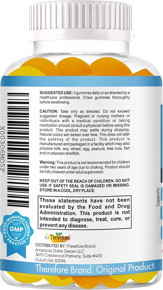 B.First Focus Gummies for Kids &amp Teens | Kids Focus and Attention Supplements with Omega 3 DHA – Memory Vitamins for Concentration Mental Clarity &amp Cognitive Support-60ct