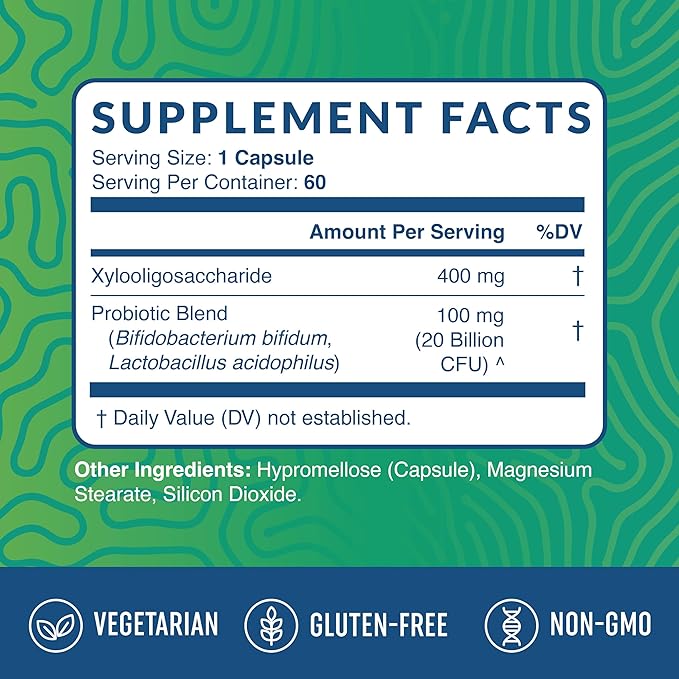 Omega 3 Fish Oil and Probiotic Capsules | Triple Strength EPA &amp DHA Omega 3 Burpless Softgels Plus Probiotic &amp Prebiotic Capsules for Gut Health &amp Immune Support | 60 Servings Each