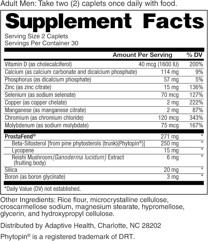 Super Beta Prostate Advanced Prostate Supplement for Men – Reduce Bathroom Trips Promote Sleep Support Urinary Health &amp Bladder Emptying. Beta Sitosterol not Saw Palmetto. (60 Caplets 1-Bottle)