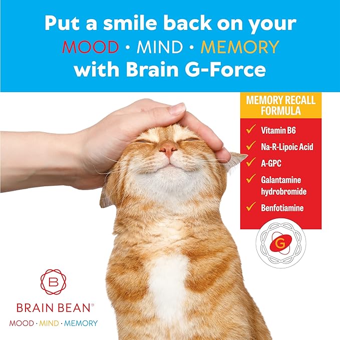 Brain G-Force | for Optimal Brain Function | with Galantamine R-Lipoic Acid A-GPC and Benfotiamine | 45 Servings