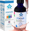 1Q Focus – Liquid Cognitive &amp Brain Support Natural Drops for Kids | Acetyl L-Carnitine + B1 B6 B12 &amp Folate | Sugar-Free Vegan Non-GMO Gluten-Free | Advanced Absorption | 2 fl oz 30 Serv