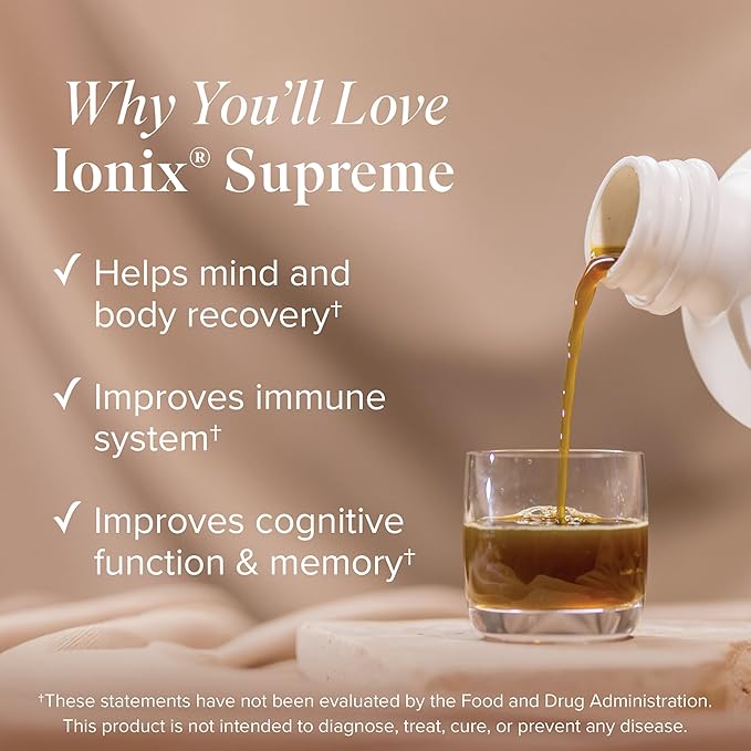 Isagenix Ionix Supreme - Drink with Niacin Vitamin B12 Vitamin B6 and Riboflavin to Help Fight Stress - 32-Ounce Bottle (Natural Fruit Flavor)