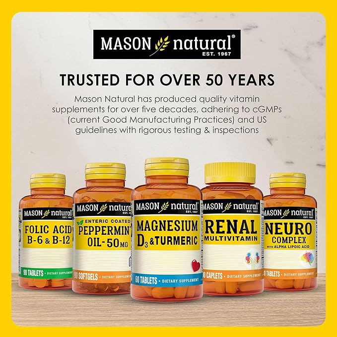 MASON NATURAL Probiotic Acidophilus 150 Day Supply Supports Regularity and Normal Digestion with Pectin &amp Calcium 100 Capsules (Pack of 3)