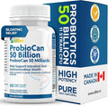 ProbioCan - Probiotic 50 Billion CFU (60 Servings) 11 Strains of Lactobacillus &amp Bifidobacteria Supports Digestive Health &amp Immune Function Probiotics for Women &amp Men - Pack of 1