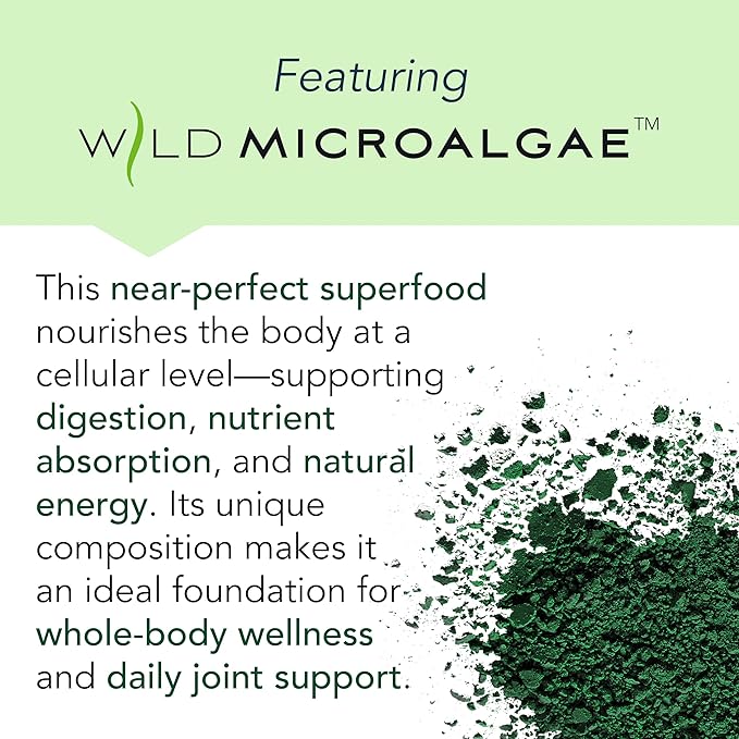 Essentials Blend+ Greens Powder with Probiotics Enzymes &amp Glucosamine | Digestive &amp Joint Support | Daily Gut Health Nutrient Absorption &amp Energy | Vegan Non-GMO