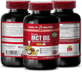 Energy Support Supplements - MCT Oil 3600MG 100% Pure Medium Chain triglycerides - mct Oil Made with Coconut Oil mct Oil Pills mct Oil for Memory mct Oil for Brain mct Coconut Oil - 1B 120Soft