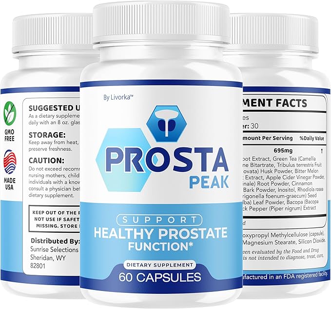 (2 Pack) Prosta Peak Capsules - Official ProstaPeak Support Supplement Pills For Men - Maximum Strenght Natural Prosta Peak Support For Overall Health &amp Wellness Reviews 120 Capsules For 2 Month