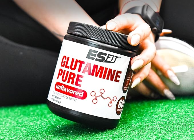 Glutamine Powder | 5000mg - 60 Servings | Post Workout Recovery Drink | No Artificial Colors or Flavors