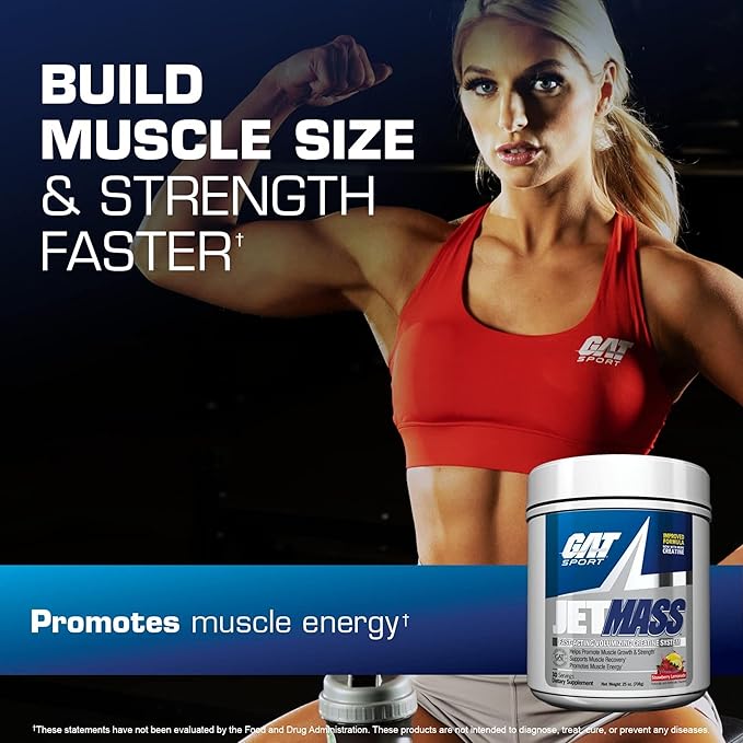 GAT SPORT JetMass Fact-Acting Volumizing Creatine System 30 Servings (Tropical Ice)