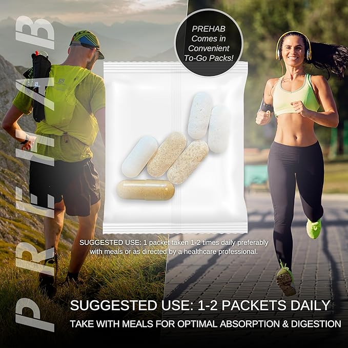 Tendon + Ligament + Total Joint Support | #1 Joint Supplement for Athletes | 40 Ingredient Super Complex | Glucosamine Chondroitin MSM Turmeric | Premium Tendon Ligament Joint Supplement