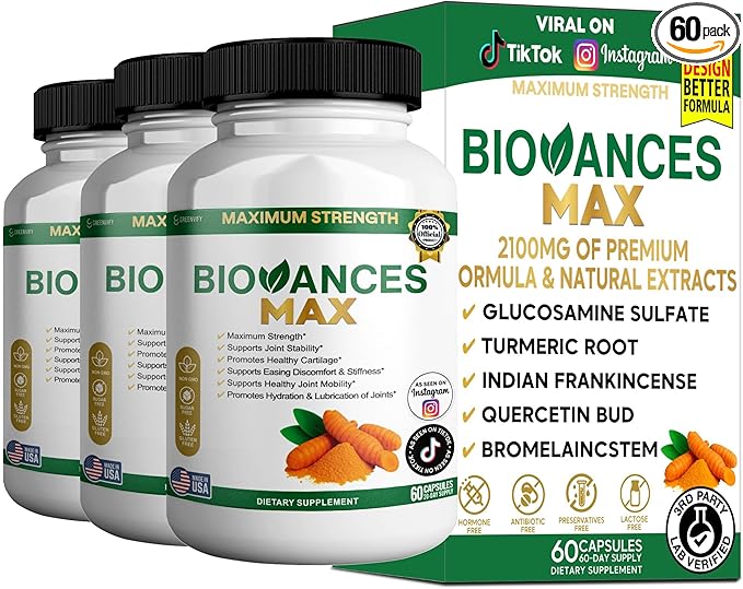 Bioances Max Joint Support Supplement Glucosamine (3)