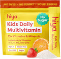 Hiya Kids Multivitamin – 15+ Essential Vitamins &amp Minerals with Fruits &amp Veggies for Ages 2+ Supports Growth Development &amp Immune 0g Sugar – 20 Stick Packs for Toddlers &amp Kids
