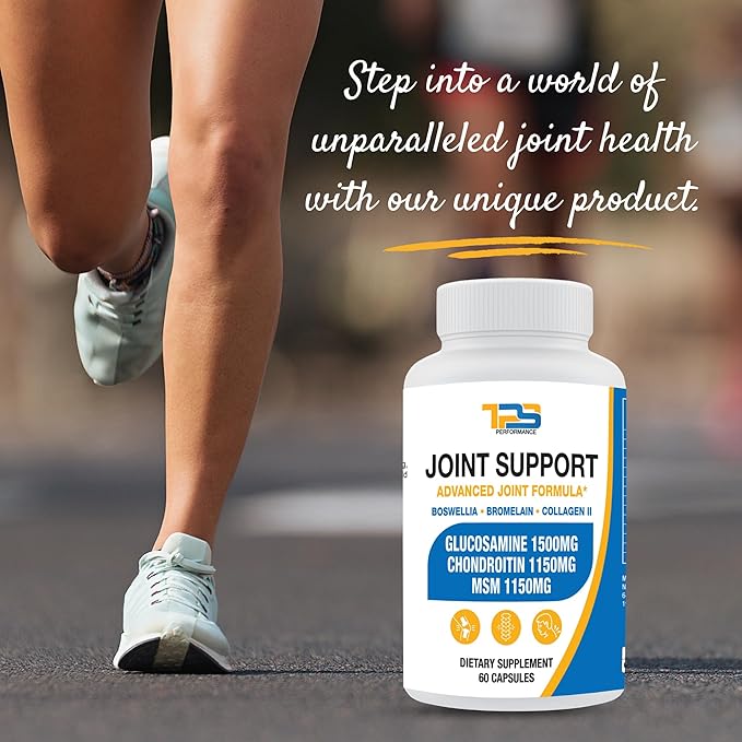 Joint Support Supplement | Glucosamine Chondroitin MSM 60 Capsules