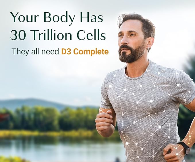 ALGAECAL D3 Complete - Enhanced Immune Support &amp Bone Health with D3 K2 A &amp E - Whole Body Wellness &amp Bone Strength 60 softgels (3 Packs)