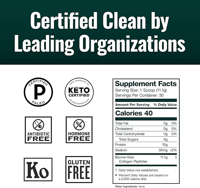 Natural Force Organic Clean Coffee Collagen Peptides and Pure C8 MCT Oil Bundle – Toxin Free Coffee Grass Fed Collagen &amp MCTs - Non-GMO Keto &amp Paleo - 12 Oz 11.7 Oz 32 Oz