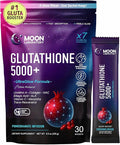 Liposomal Glutathione 5000mg Powder Drink – Advanced 7 Antioxidant Complex with Urolithin A NAC &amp Collagen – Skin Brightening Anti-Aging &amp Detox Support – 30 Sachets
