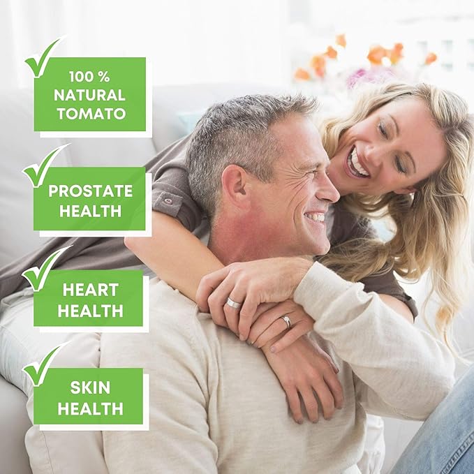 Lycopene - 10MG - 120 Softgels - 3 Month Supply - Premium Quality Antioxidant - 100% Natural Tomato - Great for Prostate Health Immune System Support Heart Health and Eyesight Support