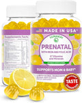 Lunakai USA Made 17-in-1 Prenatal Vitamins for Women with Iron &amp Folic Acid – Delicious Daily Prenatal Gummies for Maternal Wellness Support 60ct
