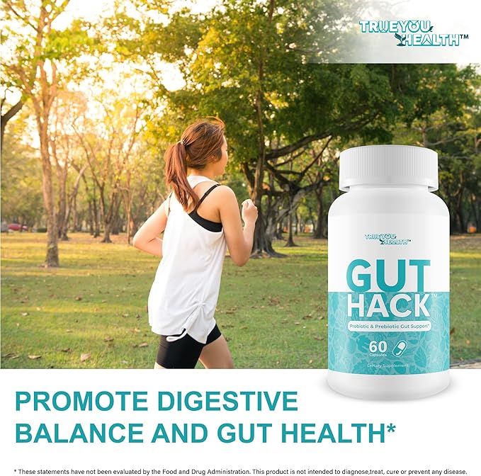 Gut Hack - Our Best Probiotics for Gut Health - Women &amp Men Probiotics and Prebiotics - Gut Restore Probiotic - Proprietary 11 Strain Probiotic Formula with Vitamin D &amp Zinc for Deep Immune Su