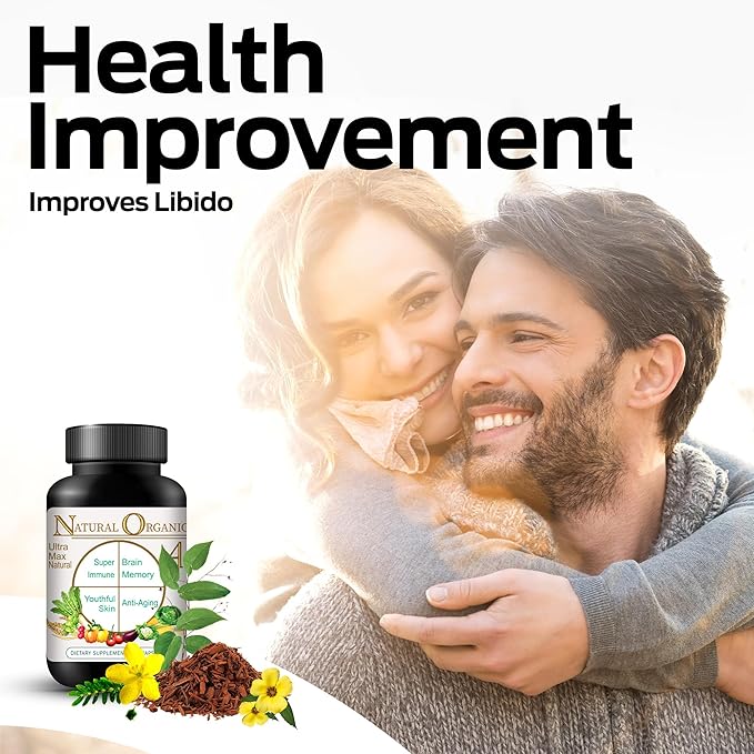 Ultra Max Natural Organic 4 in 1 Brain Supplements for Memory and Focus Immune Support Anti-Aging Dietary Supplements