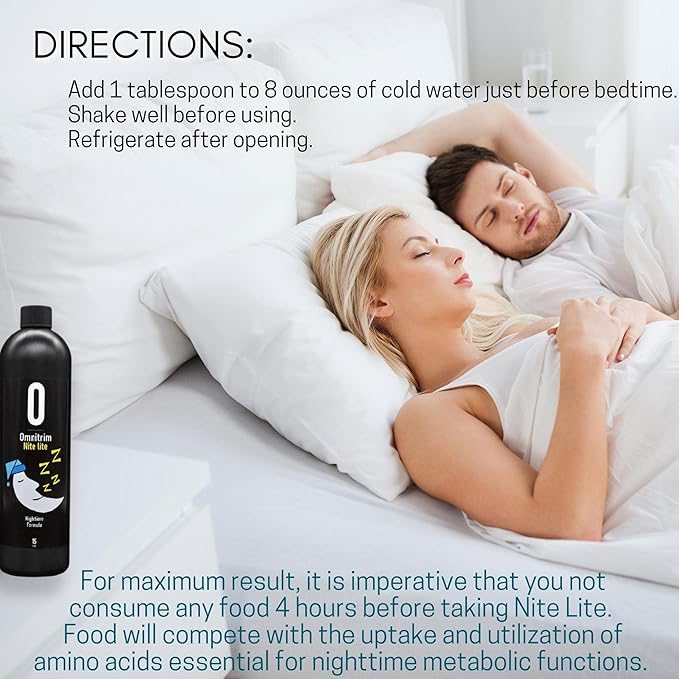 Omnitrition Bundle of 2 Products - the AM and PM Bundle Includes Omni IV Liquid Vitamin with Glucosamine and OmniTrim Nite Lite