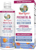 MaryRuth Organics Prenatal &amp Postnatal Multivitamin for Women | Sugar Free | Formulated for Pre-Conception Pregnancy &amp Nursing | Prenatal Vitamins | Vegan | Non-GMO | Gluten Free | 30 Serving