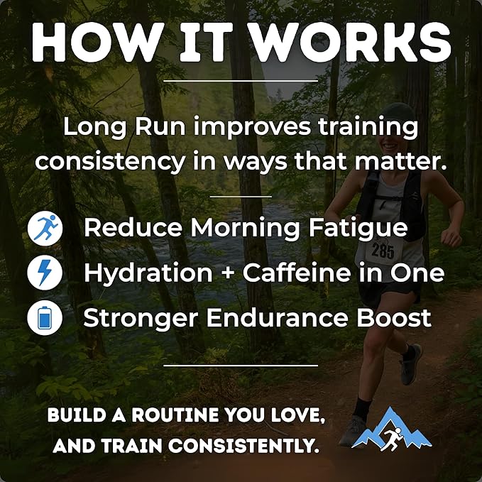 Long Run Coffee – Hydrating Coffee with Electrolytes – All Natural Energy + Hydration + Recovery for Athletes – Stomach Friendly Electrolyte Coffee for Runners (5 lb Medium-Dark Roast)