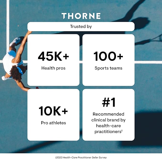 THORNE - NAC - N-Acetylcysteine - 500mg - Supports Respiratory Health and Immune Function* Promotes Liver and Kidney Detox - 180 Capsules
