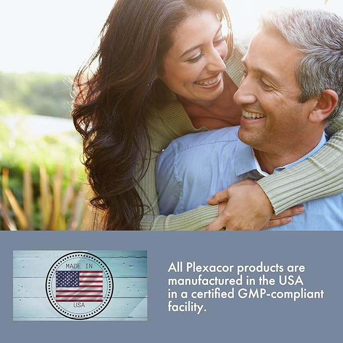 New Plexacor Multi-Enzymes Fibrin Defense 6-in-1 SuperEnzyme Blend with Rutin Serrapeptase &amp Superior Turmeric for Healthy Immune Support - 120 Count