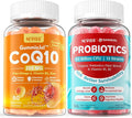 NEVISS Sugar-Free CoQ10-250mg / 500mg Filled Gummies +Sugar Free Probiotics Gummies