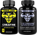 Prime Labs Creatine Monohydrate (120 ct) + L Glutamine (180 ct)