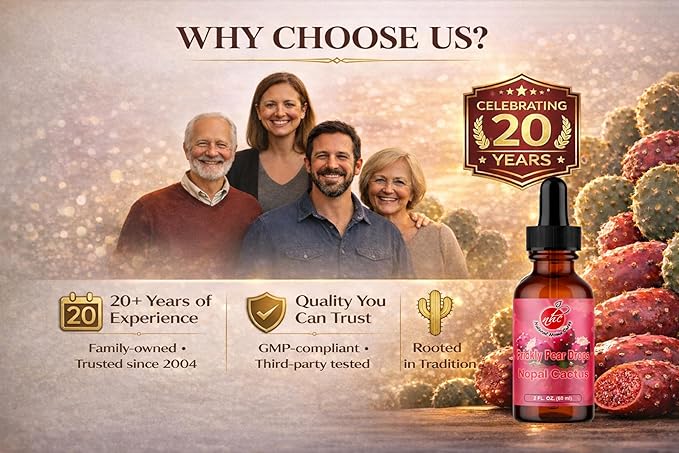 Prickly Pear Drops Concentrated Nopal Cactus Fruit Liquid Supplement with Vitamin B12 Antioxidants Betalains Vitamins &amp Trace Minerals 2 Fl Oz (Pack of 1)