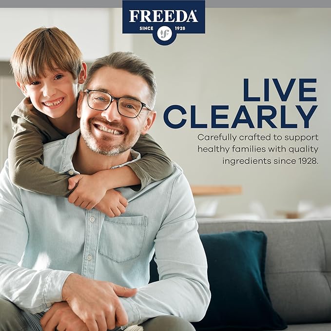 Freeda Vitamin A 15000 IU – Retinyl Palmitate – Vegan Kosher No Fish – Eye Vision Immune &amp Skin Support – Tiny Easy-to-Swallow Tablets – VIT A Vitamina A Supplement – 250 Tablets